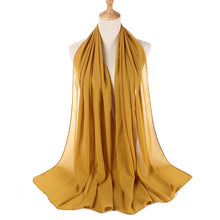 Load image into Gallery viewer, Orange &amp; Yellow Chiffon Hijabs
