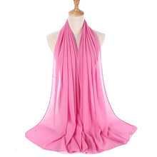 Load image into Gallery viewer, Pink Chiffon Hijabs
